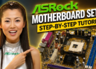 ASRock motherboard setup poster