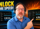 Unlock Intel hidden boost mode