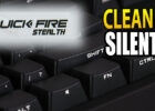 Cooler Master quickfire stealth keyboard poster
