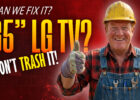 Fix 65 inch LG tv poster